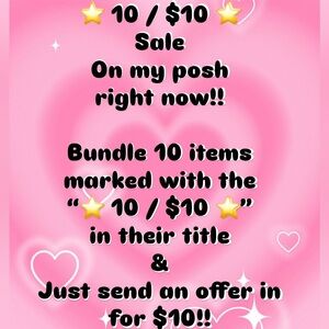 10 for $10 sale!!